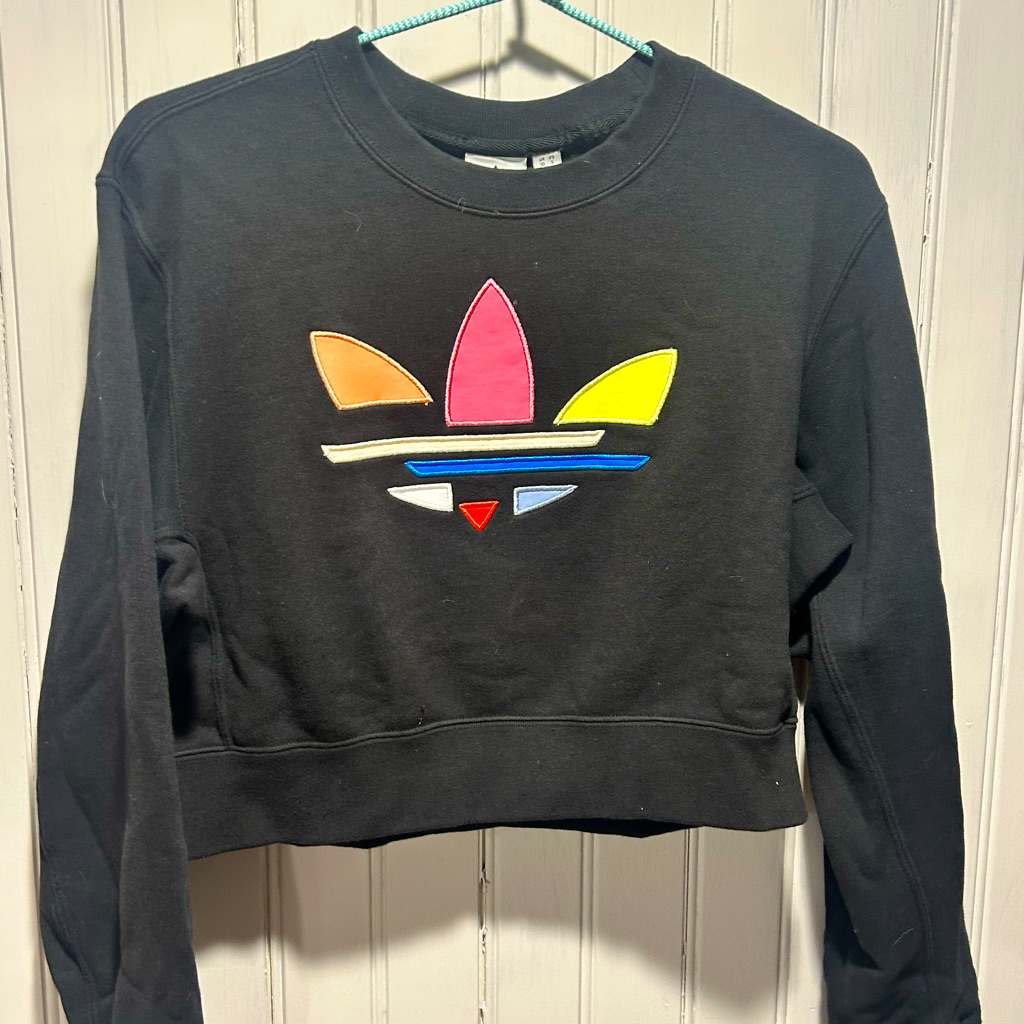 Adidas Cropped French Terry Sweatshirt